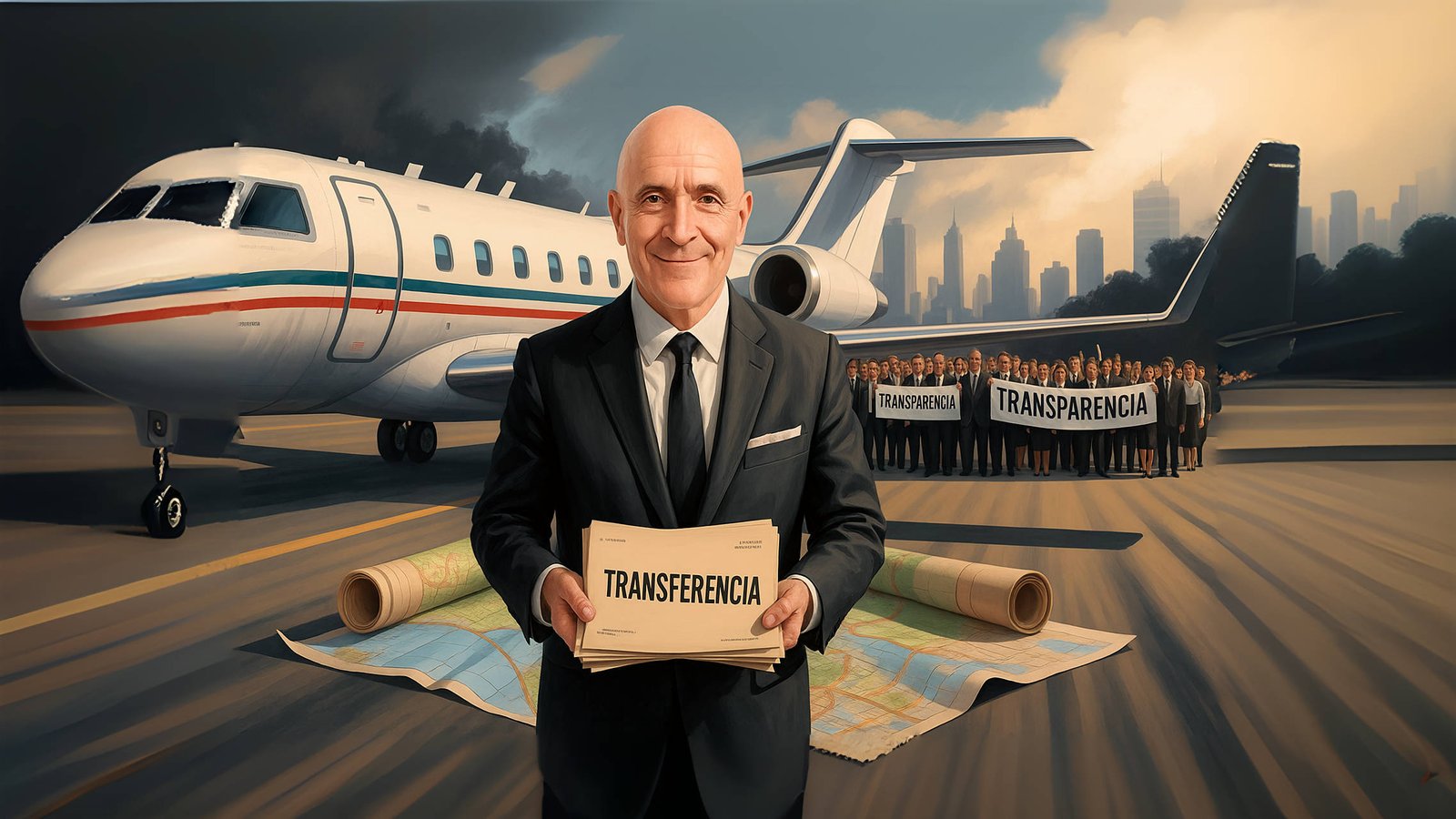 Aviones, dinero y silencios: el escándalo que sigue sosteniéndose desde arriba